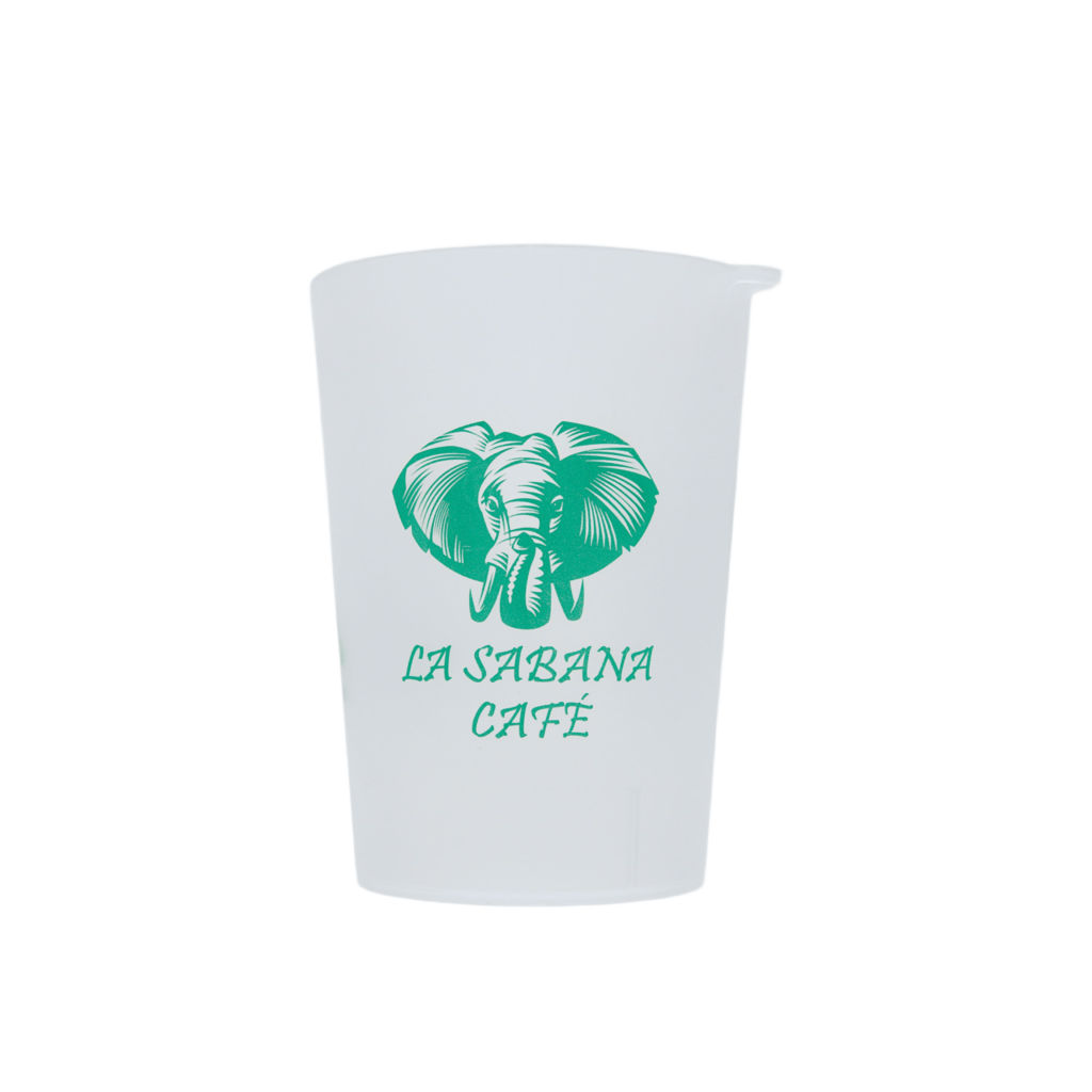 Vaso reutilizable y reciclable