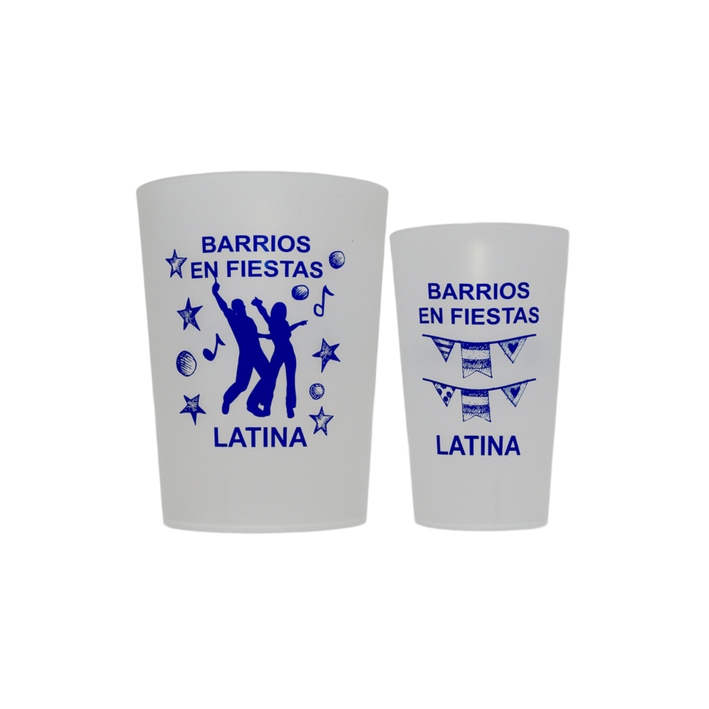 Vaso reutilizable y reciclable