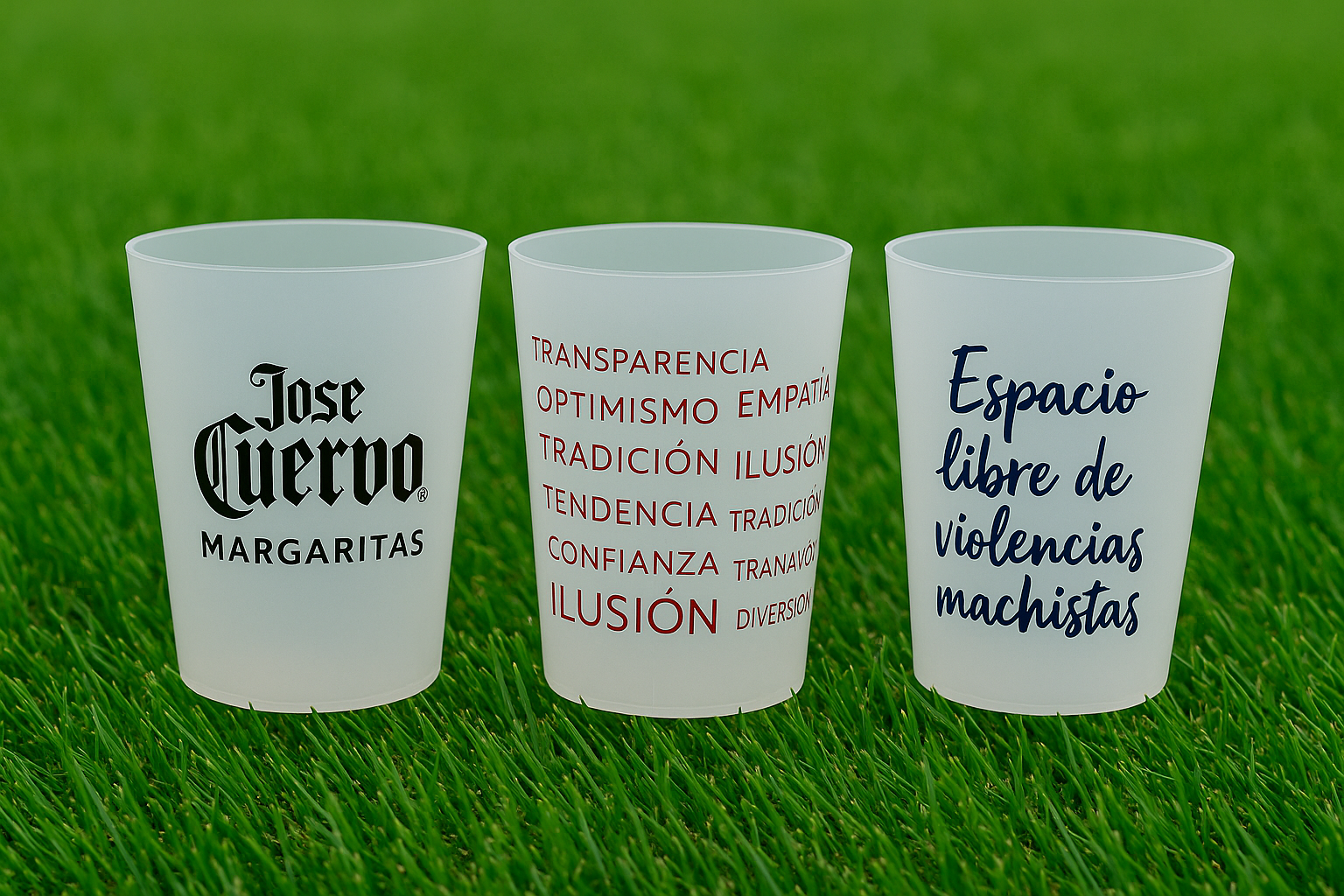 Vasos en Verde_ Mensajes Diversos